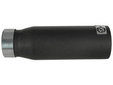 أطراف عادم aFe MACHForce XP SS-304 EXH مقاس 3 بوصات × 4 مخارج × 12 لترًا مثبتة بمسامير (أسود)